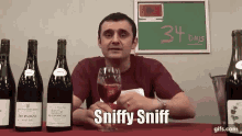 Sniffy Sniff Wine GIF - Sniffy Sniff Wine Gary V GIFs