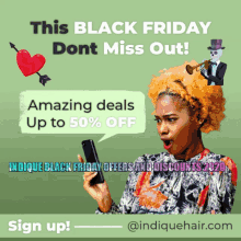 Black Friday Black Friday Indique Hair Deals GIF - Black Friday Black Friday Indique Hair Deals Yumy Hair GIFs
