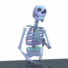 Skeleton Playing GIF - Skeleton Playing With GIFs