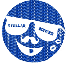 stellar smile glitter smiley face stellar memes blue stellar smile