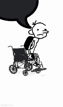 Greg Heffley GIF - Greg Heffley Wheelchair GIFs
