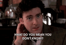 What Do You Mean You Don'T Know! GIF - Caffeine Romance Comedy GIFs