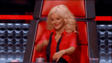 Steal GIF - Christina Aguilera The Voice Excited GIFs