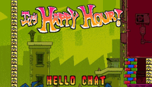 a video game called the happy hour is being played