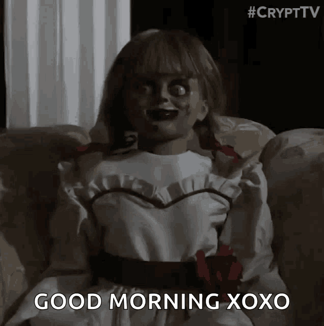 Annabelle Creepy GIF – Annabelle Creepy Doll – GIFs entdecken und teilen