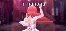 Nanoha Hi GIF - Nanoha Hi Sifcord GIFs