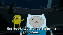Redunk Get Ready GIF - Redunk Get Ready Adventure Time GIFs