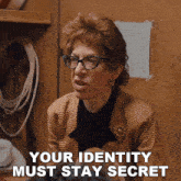 Your Identity Must Stay Secret Asst Principal Mcgee GIF - Your Identity Must Stay Secret Asst Principal Mcgee Grease Rise Of The Pink Ladies GIFs