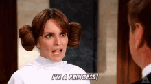 Tina Fey GIF - Princess Leia Costume Star Wars Tina Fey GIFs