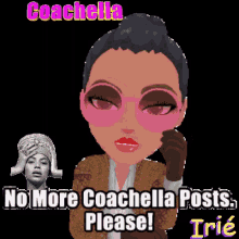 Coachella No More Tired Of It GIF - Coachella No More Tired Of It Lignon Lou Cynthia GIFs