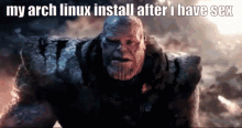 Linux Arch Linux GIF - Linux Arch Linux Thanos GIFs