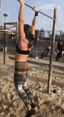 Hanging People Are Awesome GIF - Hanging People Are Awesome Horizontal Bar GIFs