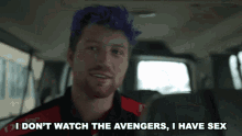 I Dont Watch The Avengers I Have Sex GIF - I Dont Watch The Avengers I Have Sex Nerd GIFs