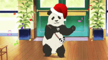 Panda Merry Christmas GIF - Panda Merry Christmas Dance GIFs