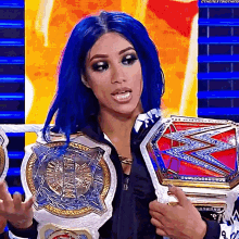 Sasha Banks Raw Womens Champion GIF - Sasha Banks Raw Womens Champion Womens Tag Team Champion GIFs
