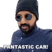 Fantastic Car Faisal Khan Sticker