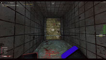 a screenshot of a video game shows a person in a room