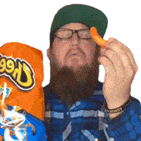 Eating Cheetos Dj Hunts Sticker - Eating Cheetos Dj Hunts Djhuntsofficial Stickers