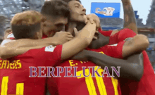 Berpelukan~ GIF - Belgia Belgium Piala Dunia GIFs
