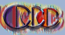 a colorful painting of the word odd