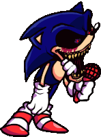 Sonic Exe Right Pose Sticker - Sonic Exe Right Pose Fnf Stickers