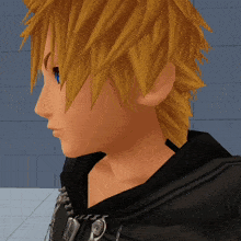 a close up of a cartoon character 's face and neck