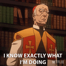 I Know Exactly What Im Doing The Bishop GIF - I Know Exactly What Im Doing The Bishop Castlevania GIFs