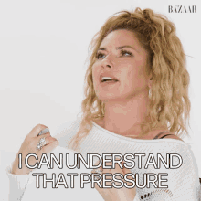 i can understand that pressure shania twain harpers bazaar i can feel it too i know that pressure