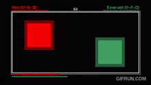 a video game called emerald is being played on gifrun.com