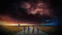 stranger things clouds nightmare mind flayer squad