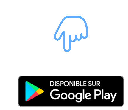 Cliquer Sur Le Bouton Disponble Sur Google Play Sticker - Cliquer Sur Le Bouton Disponble Sur Google Play Google Stickers