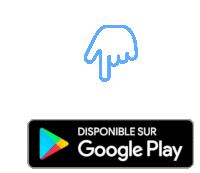 Cliquer Sur Le Bouton Disponble Sur Google Play Sticker - Cliquer Sur Le Bouton Disponble Sur Google Play Google Stickers