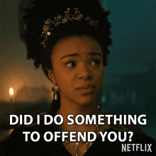 Did I Do Something To Offend You Young Queen Charlotte GIF - Did I Do Something To Offend You Young Queen Charlotte Queen Charlotte A Bridgerton Story GIFs