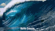 Wave Hello Cousin GIF - Wave Hello Cousin Wave Hi GIFs