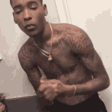 rap rapping tattoos flexing