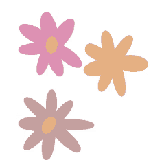 pastel flowers