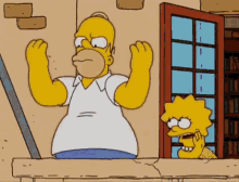 Homer Simpson Mussolini GIF
