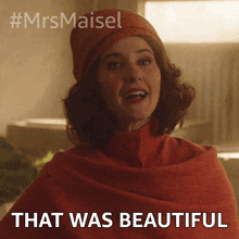 That Was Beautiful Miriam Maisel GIF - That Was Beautiful Miriam Maisel Rachel Brosnahan GIFs