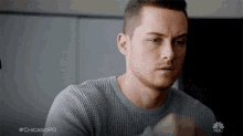 stressed jesse lee soffer jay halstead chicago pd disappointed