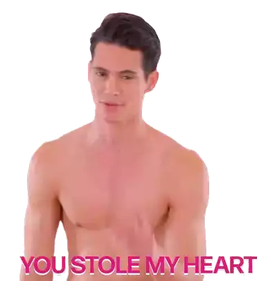 You Stole My Heart Pointing Sticker - You Stole My Heart Pointing You Have My Heart Stickers