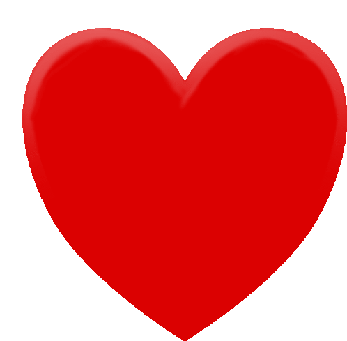Big Heart Red Sticker - Big Heart Red Stickers