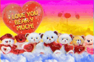 Beary Much GIF - Beary Much I Love You GIFs