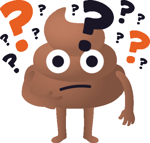 Confused Happy Poo Sticker - Confused Happy Poo Joypixels Stickers