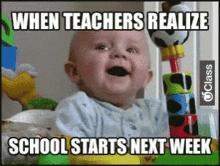 Teacher School GIF - Teacher School When Teachers Realize School Start Next Week GIFs