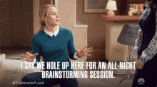 I Say We Hole Up Here For An All Night Brainstorming Session Here Is The Plan GIF - I Say We Hole Up Here For An All Night Brainstorming Session Here Is The Plan Lets Think About This GIFs