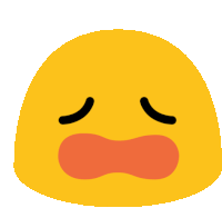 Weary And Sad Emoji Sticker - Long Livethe Blob Sad Head Shaking Stickers