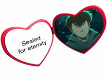 a heart shaped button with a picture of a boy and the words " gabriel for creation " on it