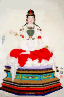 观音 莲花 佛 祈福 GIF - Guanyin Guanshiyin Avalokitesvara GIFs