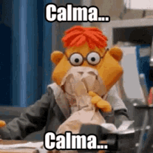 Calma Teleñecos GIF - Puppet Calm Down Calm GIFs