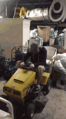 farmer rave tractor mower crazy